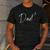 Twin Dad Squared Men's Casual T-Shirt Dark Grey Twin Dad Squared Men's Casual T-Shirt Dark Grey