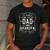 I Have Two Titles Dad And Grandpa Father's Day Proud Grandpa Men's Casual T-Shirt Dark Grey