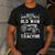 Never Underestimate An Old Man Tractor Farmer Dad Men's Casual T-Shirt Dark Grey