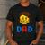 Unique Family Dad Master Builder Building Bricks Blocks Men's Casual T-Shirt Dark Grey