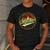 Vintage Awesome Single Dad Retro Fathers Day For Dad Grandpa Men's Casual T-Shirt Dark Grey