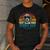Vintage Best Doodle Dad Ever Father's Day Golden Doodle Men's Casual T-Shirt Dark Grey