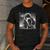 Vintage Poodle Selfie With UFO Alien Photobooth Dog Mom Dad Men's Casual T-Shirt Dark Grey Vintage Poodle Selfie With UFO Alien Photobooth Dog Mom Dad Men's Casual T-Shirt Dark Grey