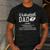 Volleyball Dad Definition Dad Of A Volleyball Player Father Men's Casual T-Shirt Dark Grey