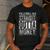 Volleyball Dad Straight Outta Money Men's Casual T-Shirt Dark Grey