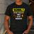Warning Do Not Touch My Tools Or My Daughter Dad Men's Casual T-Shirt Dark Grey