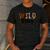 Wild Daddy Zoo Born Two Be Wild B-Day Safari Jungle Animal Men's Casual T-Shirt Dark Grey