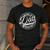 World’s Greatest Dad Father's Day Best Daddy Dad Ever Men's Casual T-Shirt Dark Grey