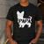 Yorkshire Terrier Papa Dog Puppy Doggie Pet Lover Yorkie Dad Men's Casual T-Shirt Dark Grey