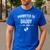 1st Time Dad EST 2026 New Dad New First Fathers Day Men's Casual T-Shirt Royal Blue
