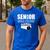 2026 Senior Bowling Dad Bowling Team Parent Helper Men's Casual T-Shirt Royal Blue