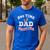 2nd Second Time Dad It's a Girl Gender Reveal Dad Of 2 Kids Men's Casual T-Shirt Royal Blue