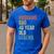 40th Birthday For Men Vintage Dad 1980 Men's Casual T-Shirt Royal Blue