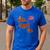 44 Biggest Fan Of Basketball Player Number 44 Dad Mom Men's Casual T-Shirt Royal Blue