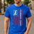 4th Of July US Flag Cheer Dad Shirt For Father's Cheer Men's Casual T-Shirt Royal Blue