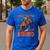 Ain't My First Rodeo Bull Riding Cowboy Dad Rider Boy Men Men's Casual T-Shirt Royal Blue