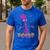 American Dad Outer Space Roger Cartoon Men's Casual T-Shirt Royal Blue