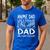 Anime Dad Like A Regular Dad Only Way Cooler Anime Men's Casual T-Shirt Royal Blue