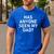 Has Anyone Seen My Dad Jokes Sarcastic Men's Casual T-Shirt Royal Blue