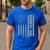 Archery Dad America US Flag Patriot Vintage Archer Men's Casual T-Shirt Royal Blue