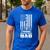 Army Dad Shirt My Son Has Your Back Proud National Guard Dad Men's Casual T-Shirt Royal Blue