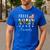 Army Graduation Proud Military Family Mom Dad Brother Sister Men's Casual T-Shirt Royal Blue