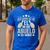 Así Como Se Ve El Mejor Abuelo Del Mundo Grandfather Dad Men's Casual T-Shirt Royal Blue