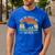 Ask Me About My Weiner Dachshund Dad Men's Casual T-Shirt Royal Blue