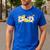 Astronaut Dad Space Birthday Planets Party Matching Family Men's Casual T-Shirt Royal Blue