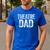 Theatre Dad Shirt Men Thespian Actor Fathers Day Men's Casual T-Shirt Royal Blue
