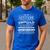 I Get My Attitude From My Freaking Awesome Dad Father's Day Men's Casual T-Shirt Royal Blue