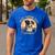 Aussie DAD Australian Shepherd Men's Casual T-Shirt Royal Blue