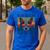Australian Cattle Dog Blue Heeler Dad Men's Casual T-Shirt Royal Blue