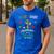 Autism Dad Son Father Autistic Kid Awareness Jesus Christian Men's Casual T-Shirt Royal Blue
