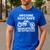Awesome Dads Have Daughters And Motorcycles Men Fathers Day Men's Casual T-Shirt Royal Blue