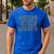 Awesome Like My Daughter Dad Day Vintage Father's Day Men's Casual T-Shirt Royal Blue
