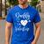 Baby Reveal Valentine Pregnancy Announce Daddy Shirt Men's Casual T-Shirt Royal Blue