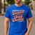 Baddie With A Dead Daddy Men's Casual T-Shirt Royal Blue