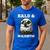 Bald & Majestic Sexy Bald Guy Dad Men's Casual T-Shirt Royal Blue