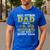 Ball Python Dad With Bigger Balls Snake Ball Python Men's Casual T-Shirt Royal Blue