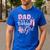 Ballerina Bday Dance Dad Of The Birthday Girl Ballet Dancer Men's Casual T-Shirt Royal Blue