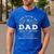 The Bank Of Dad Father's Day College Tuition Student Men's Casual T-Shirt Royal Blue