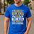 Barrel Racing Dad Horse Barrel Racer Men's Casual T-Shirt Royal Blue