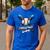 Baseball Drip Dad Father Day Birthday Group Matching Family Men's Casual T-Shirt Royal Blue