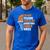Basketball Not Yelling This Is My Basketball Coach Dad Men's Casual T-Shirt Royal Blue