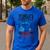 Batman Greatest Dad Men's Casual T-Shirt Royal Blue
