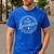 BBQ Grilling Dad Smoking Meat Barbecue Gag Pit Master Father Men's Casual T-Shirt Royal Blue