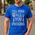 BBQ I’Ll Feed All You Fuckers BBQ Dad Cooking Grilling Men's Casual T-Shirt Royal Blue