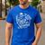 Bearded Dad Daddy Father’s Day My Other Ride Is His Beard Men's Casual T-Shirt Royal Blue