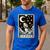 Bearded Dragon Tarot Card Beardie Mom Beardie Dad Men Women Men's Casual T-Shirt Royal Blue Bearded Dragon Tarot Card Beardie Mom Beardie Dad Men Women Men's Casual T-Shirt Royal Blue